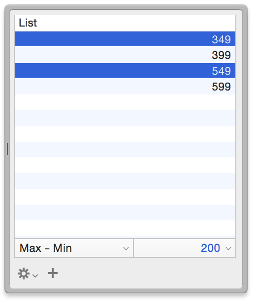 List Comparison Difference